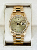 1983 Rolex Day-Date 36mm 18038 Presidential Champagne Diamond Dial