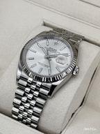 2021 Rolex Datejust 36mm 126234 Stainless Steel Jubilee Silver Dial