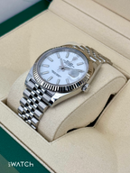 2021 Rolex Datejust 41mm 126334 Stainless Steel Jubilee White Dial
