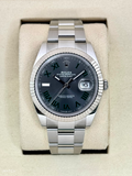 NEW 2026 Rolex Datejust 41mm 126334 Stainless Steel Oyster Wimbledon Dial