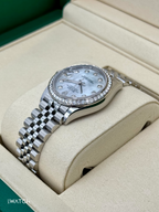 NEW 2025 Rolex Lady Datejust 31mm 278384RBR Jubilee MOP Diamond Dial