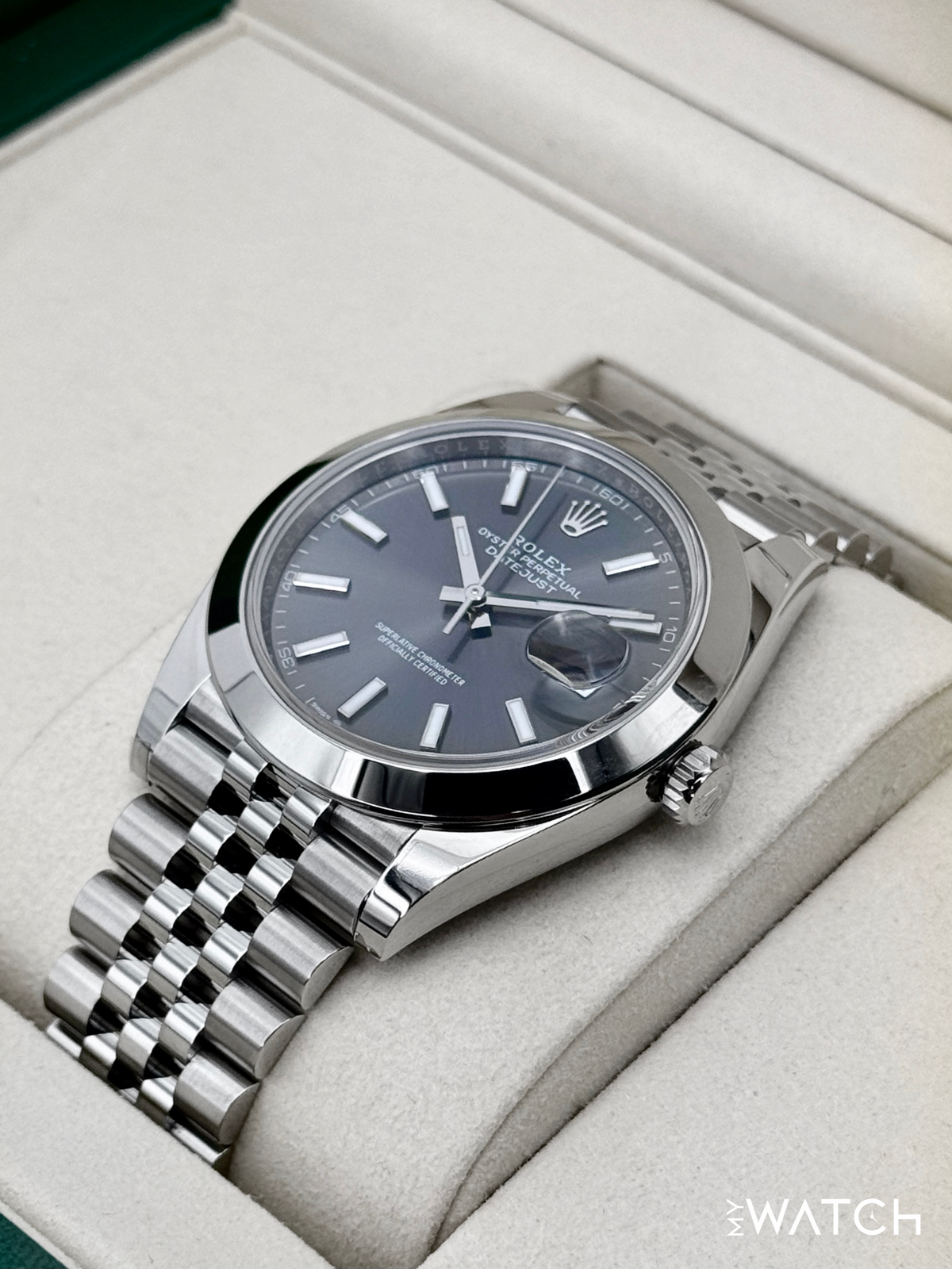 NEW 2026 Rolex Datejust 41mm 126300 Stainless Steel Jubilee Rhodium Dial