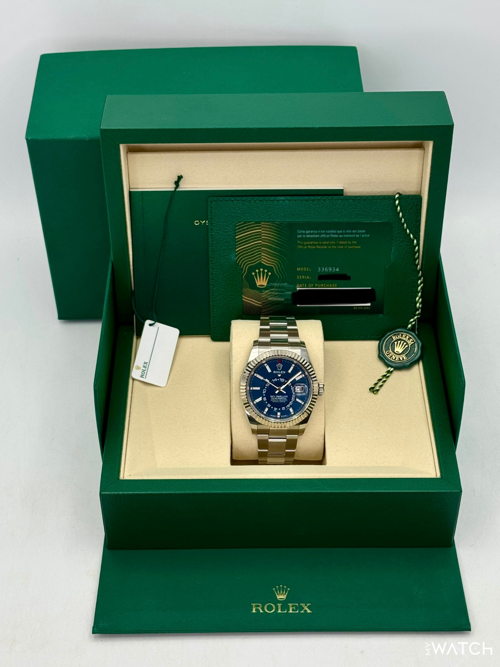2026 Rolex Sky-Dweller 42mm 336934 Oyster Blue Dial