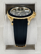 2022 Rolex Yacht-Master 42mm 226658 Gold Oysterflex Black Dial