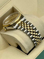 Rolex Datejust 36mm 16233 Two-Tone Jubilee Champagne Diamond Dial