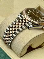 2020 Rolex Datejust 41mm 126331 Two-Tone Rose Gold Chocolate Dial