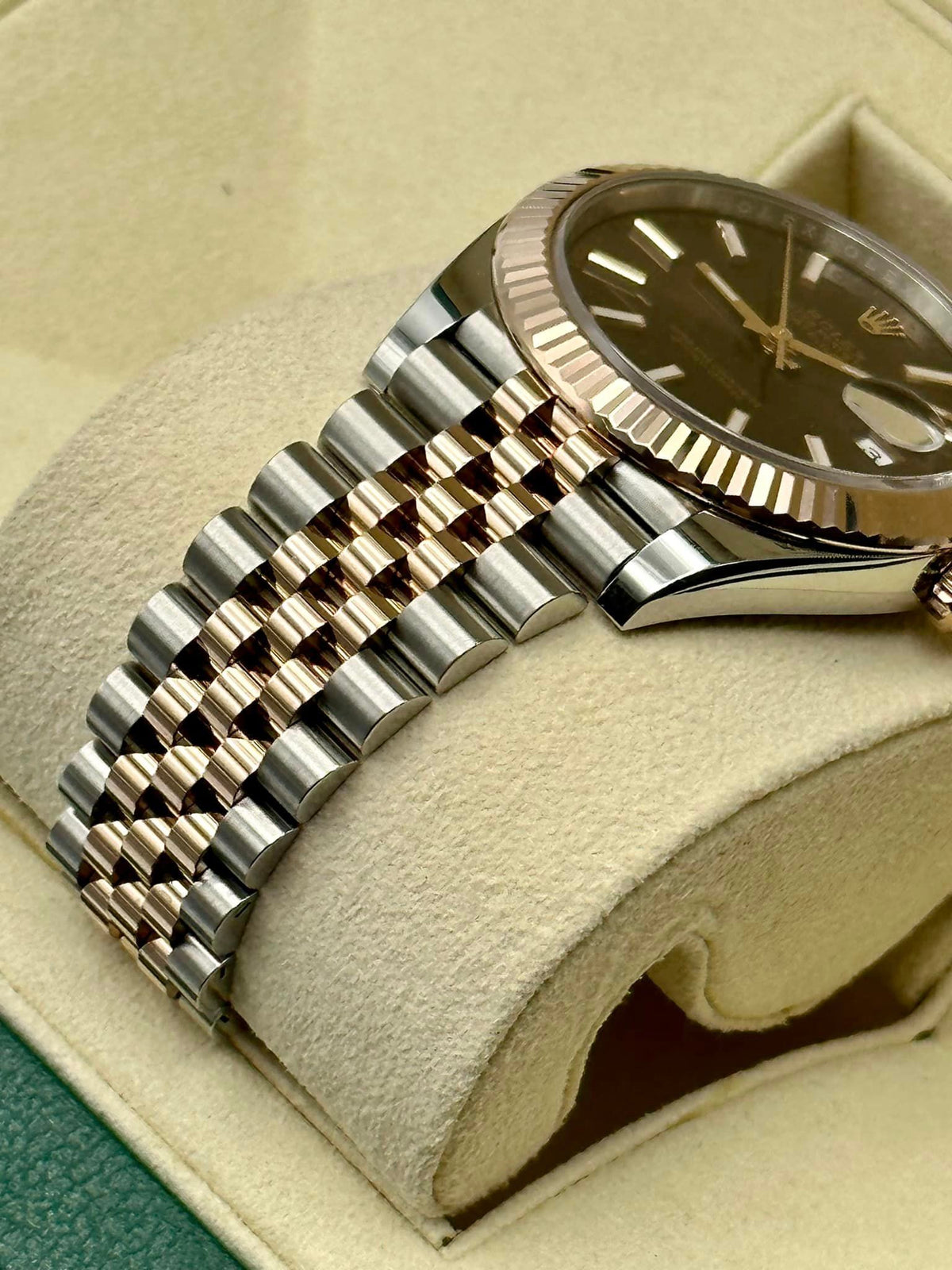 2020 Rolex Datejust 41mm 126331 Two-Tone Rose Gold Chocolate Dial