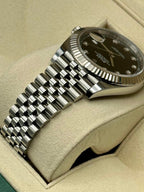 2019 Rolex Datejust 41mm 126334 Jubilee Black Diamond Dial
