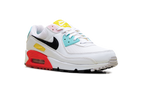 Air Max 90 WMNS "White / Black / Pink Foam / Bright Crimson" FZ3622 100