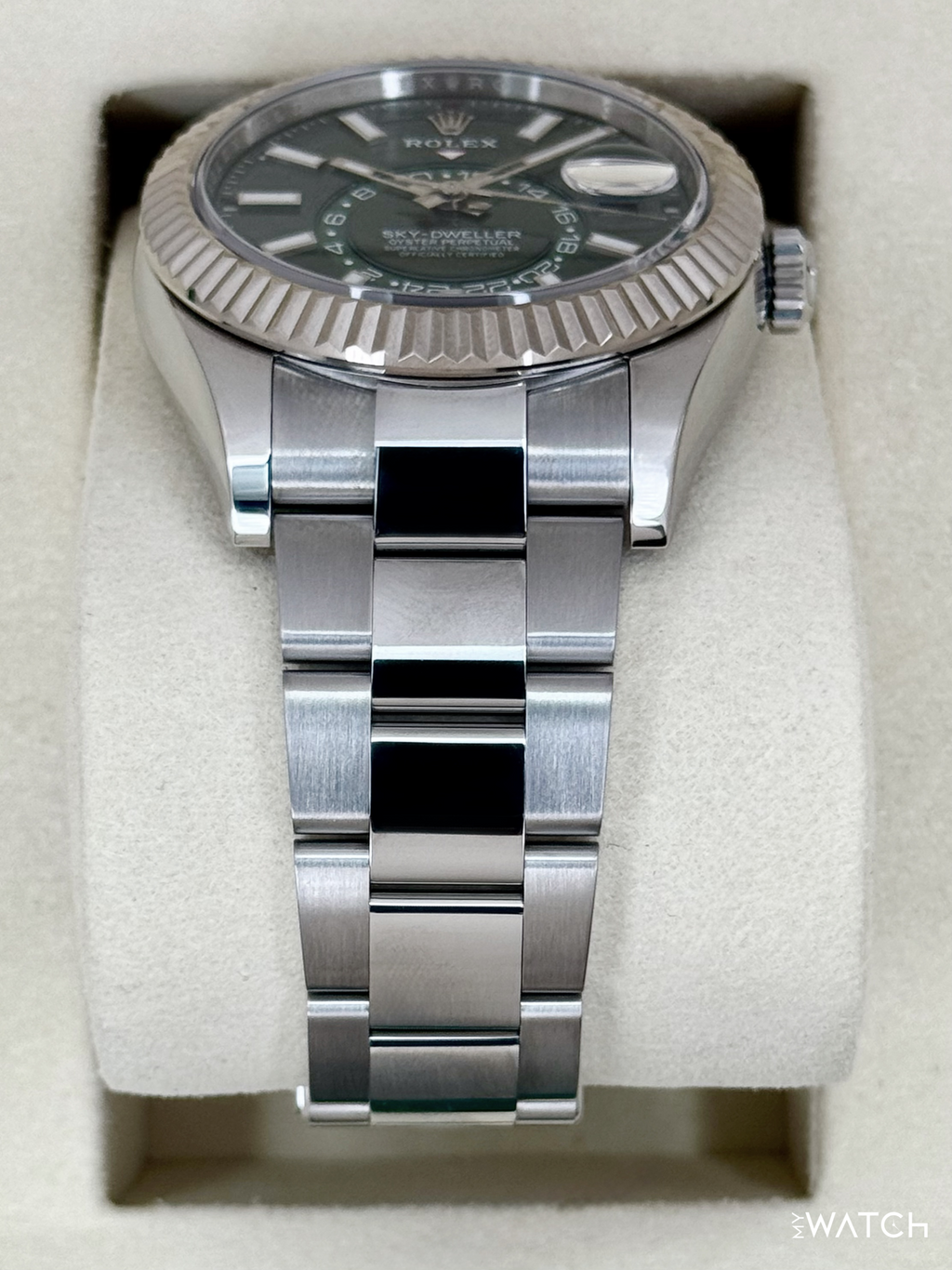 2025 Rolex Sky-Dweller 42mm 336934 Oyster Green Dial