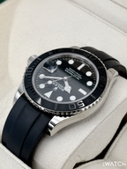 2021 Rolex Yacht-Master 42mm 226659 White Gold Oysterflex Black Dial