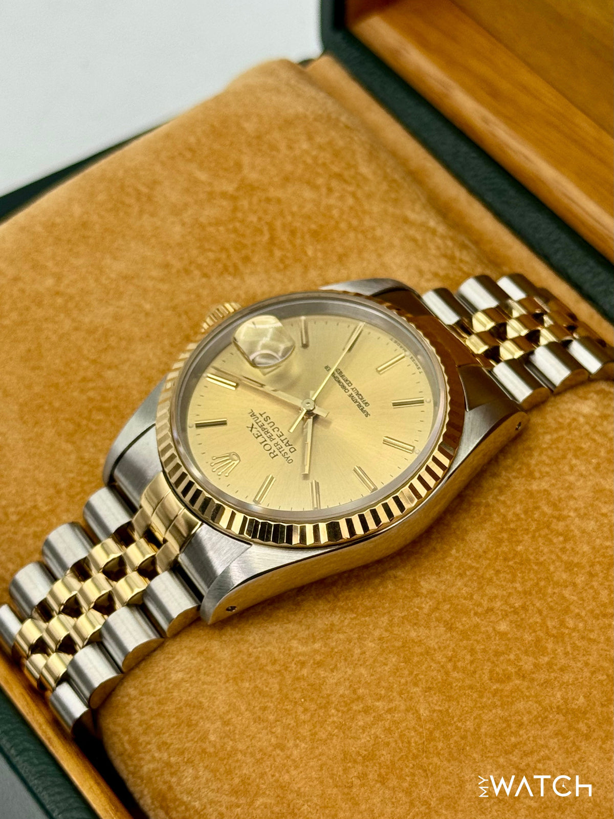 1991 Rolex Datejust 36mm 16233 Two-Tone Jubilee Champagne Dial