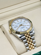 NEW 2026 Rolex Datejust 41mm 126333 Two-Tone Jubilee White Dial