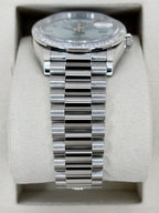 NEW 2026 Rolex Day-Date 36mm 128396TBR Ice Blue Roman Numeral Dial