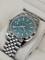 2024 Rolex Datejust 41mm 126334 Stainless Steel Jubilee Green Motif Dial