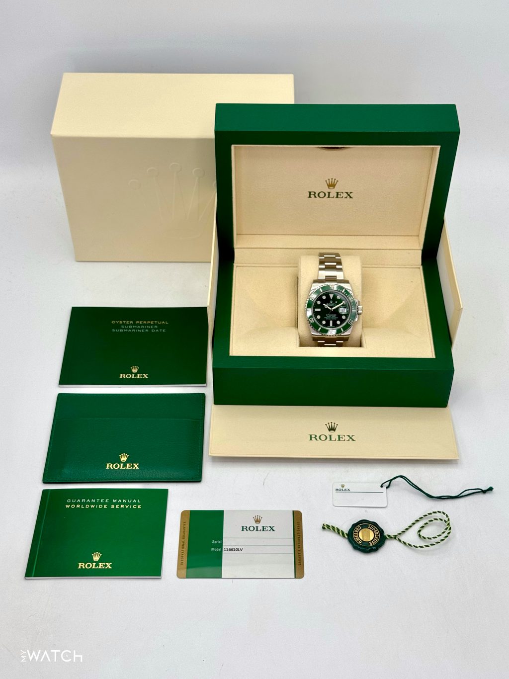 2017 Rolex Submariner "Hulk" 40mm 116610LV Green Dial
