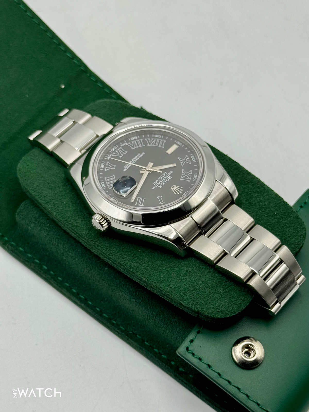 2025 CPO Rolex Datejust II 41mm 116300 Stainless Steel Oyster Black Dial