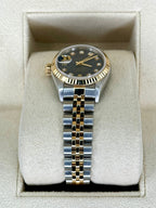 Rolex Lady-Datejust 28mm 79173 Two-Tone Blue 10 Diamond Dial
