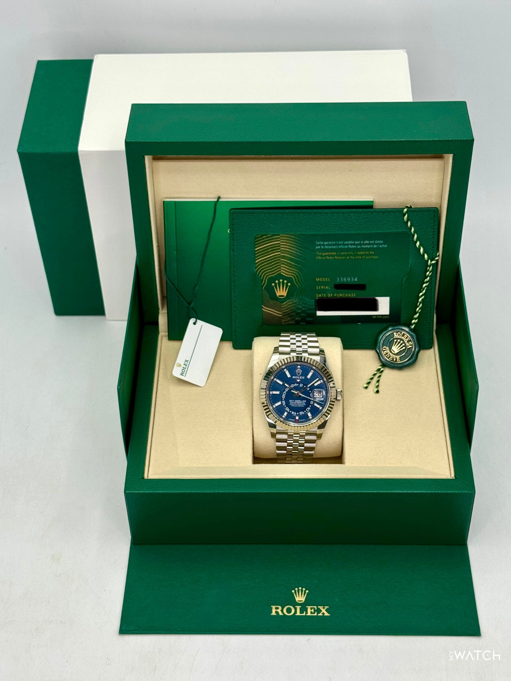 2025 Rolex Sky-Dweller 42mm 336934 Jubilee Blue Dial