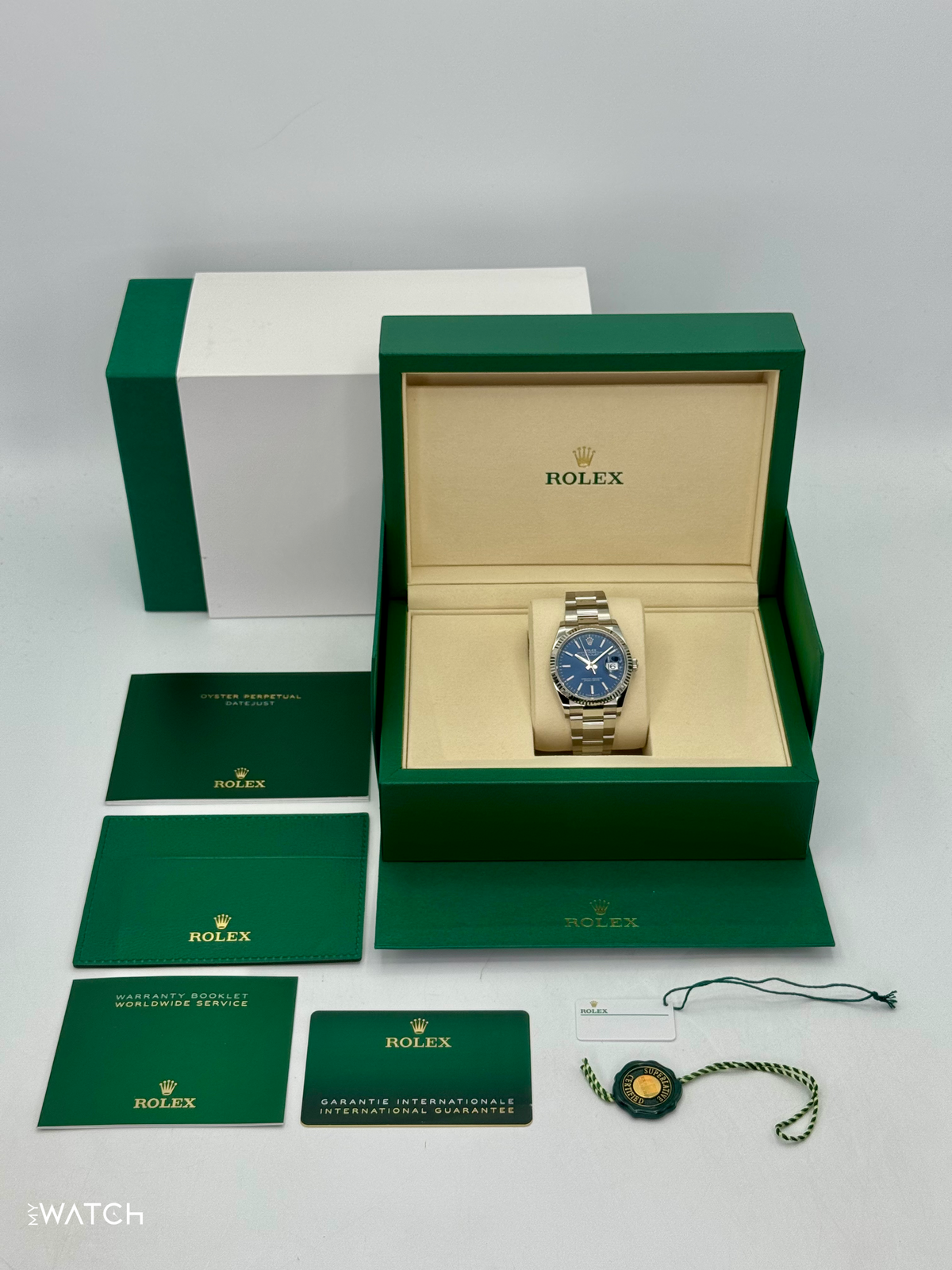 NEW 2025 Rolex Datejust 36mm 126234 Stainless Steel Oyster Blue Dial