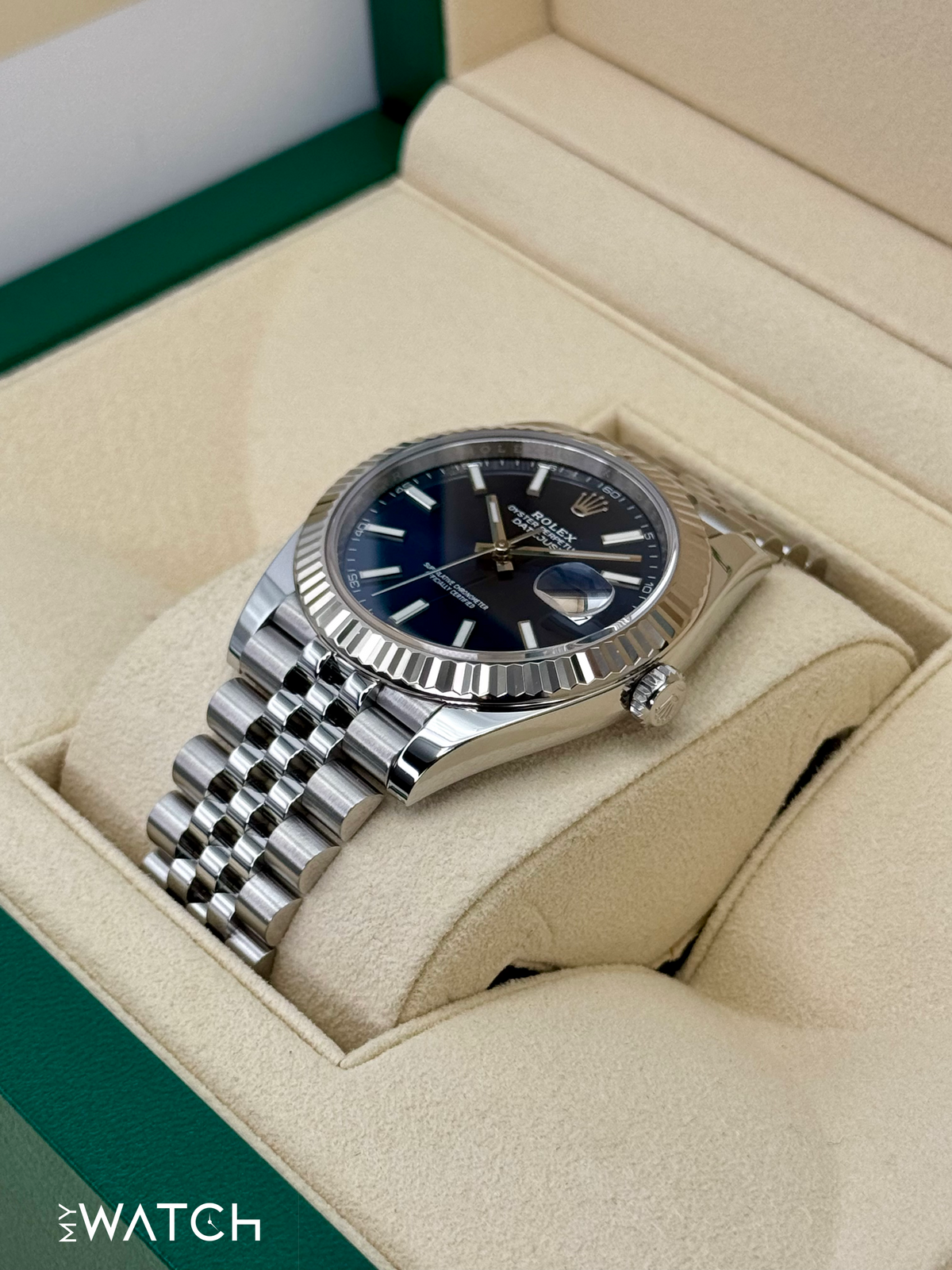 2022 Rolex Datejust 41mm 126334 Stainless Steel Jubilee Blue Dial