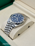 NEW 2026 Rolex Datejust 41mm 126334 Stainless Steel Jubilee Blue Diamond Dial
