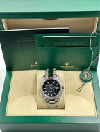 Rolex Datejust 41mm 126300 Diamonds Oyster Black Stick Dial