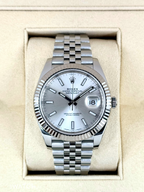2017 Rolex Datejust 41mm 126334 Stainless Steel Jubilee Silver Dial