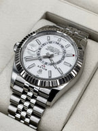 2026 Rolex Sky-Dweller 42mm 336934 Stainless Steel Jubilee White Dial