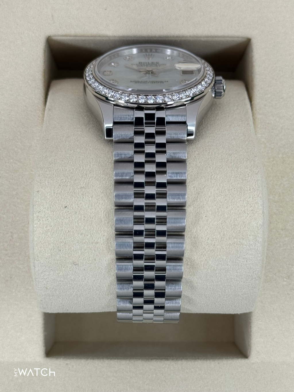 NEW 2025 Rolex Lady Datejust 31mm 278384RBR Jubilee MOP Diamond Dial
