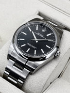 2019 Rolex Oyster Perpetual 39mm 114300 Stainless Steel Black Dial