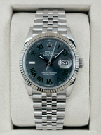 2025 Rolex Datejust 36mm 126234 Jubilee Wimbledon Dial