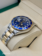 2004 Rolex Submariner "Bluesy" 40mm 16613 Two-Tone Blue Dial