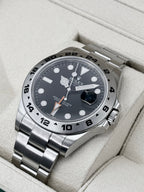 2012 Rolex Explorer II 42mm 216570 Stainless Steel Black Dial