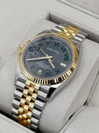 2022 Rolex Datejust 36mm 126233 Two-Tone Jubilee Wimbledon Dial