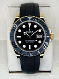 2025 Rolex Yacht-Master 42mm 226658 Yellow Gold Oysterflex Black Dial