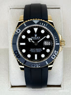 2025 Rolex Yacht-Master 42mm 226658 Yellow Gold Oysterflex Black Dial