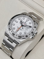NEW 2026 Rolex Explorer II 42mm 226570 Stainless Steel Polar White Dial (NEW STYLE CARD)