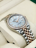 2024 Rolex Datejust 36mm 126281RBR Two-Tone Jubilee MOP Diamond Dial