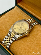 1991 Rolex Datejust 36mm 16233 Two-Tone Jubilee Champagne Dial