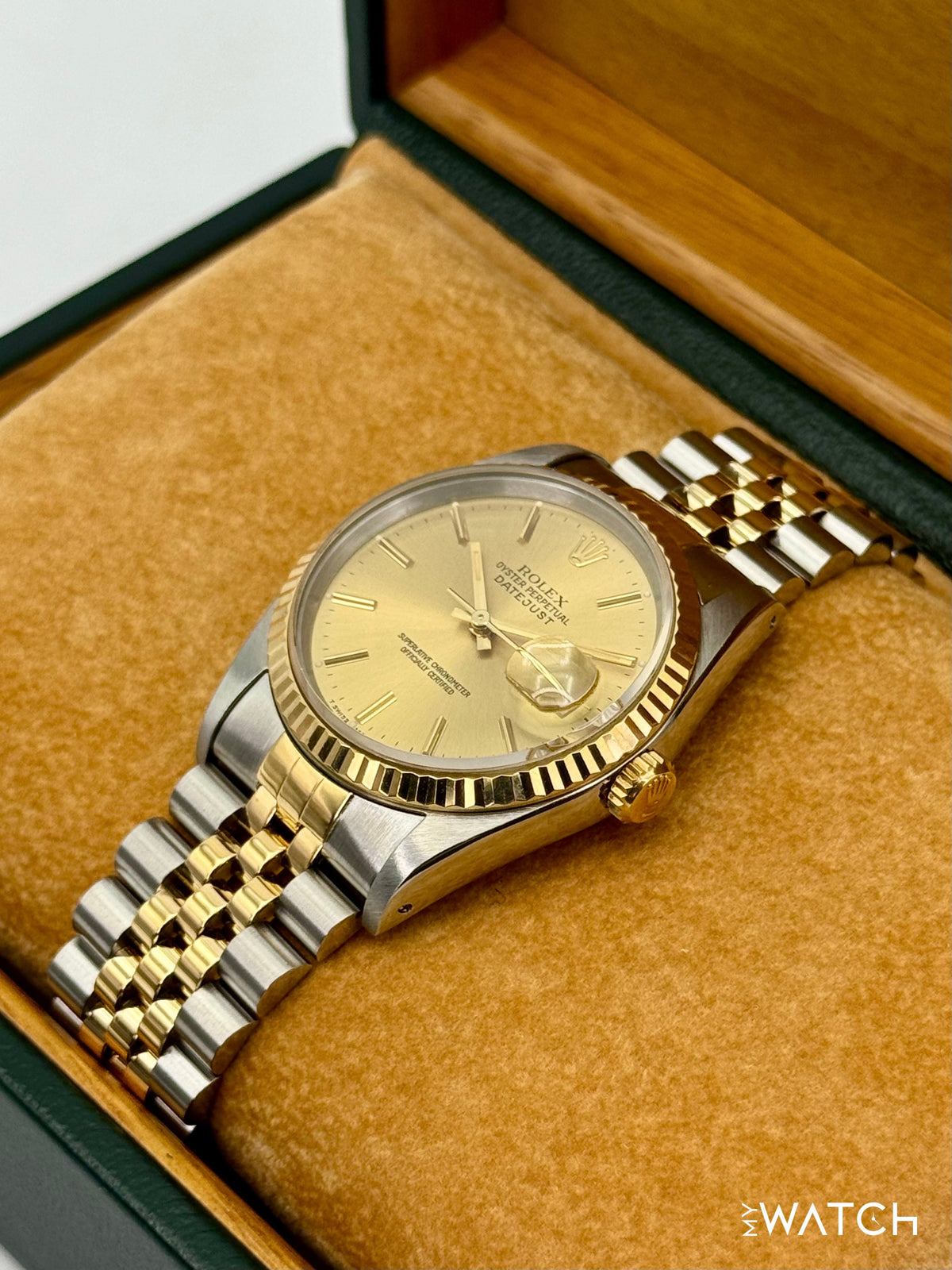 1991 Rolex Datejust 36mm 16233 Two-Tone Jubilee Champagne Dial