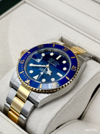 2021 Rolex Submariner "Bluesy" 41mm 126613LB Two-Tone Blue Dial