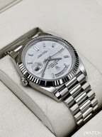 NEW 2026 Rolex Day-Date 40mm 228239 Presidential White Gold Meteorite Diamond Dial