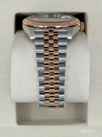 NEW 2025 Rolex Datejust 41mm 126331 Two-Tone Rose Gold Chocolate Dial (STICKERED)