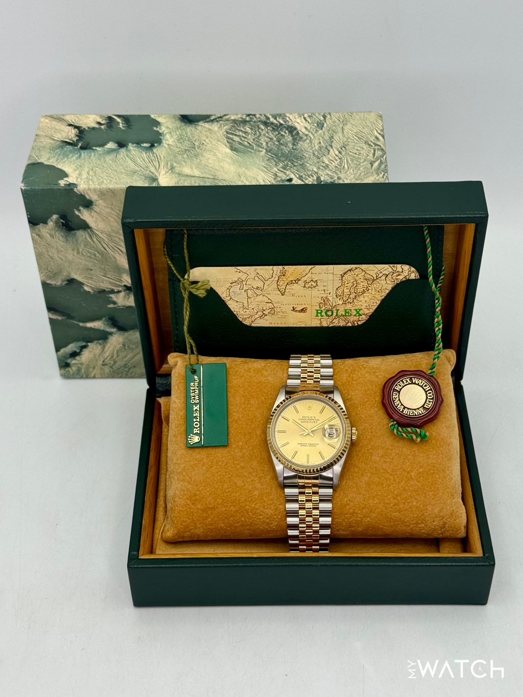 1991 Rolex Datejust 36mm 16233 Two-Tone Jubilee Champagne Dial