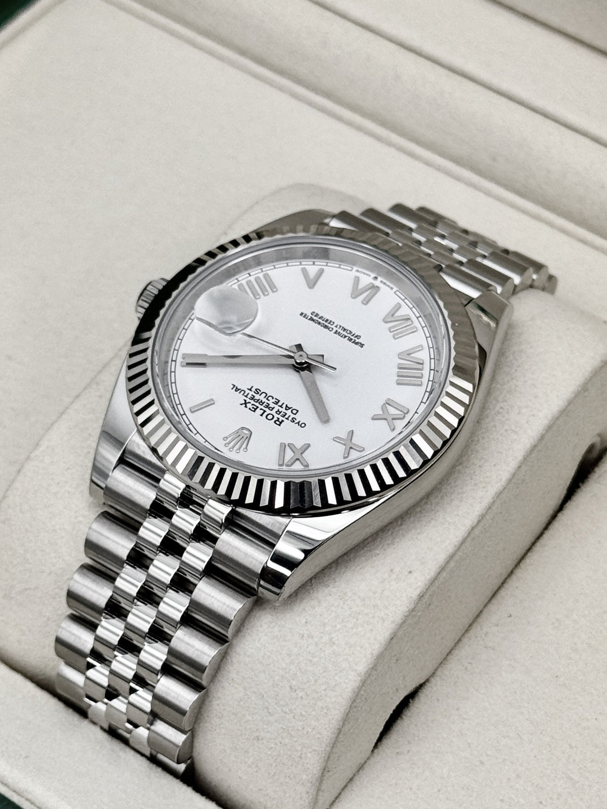 NEW 2026 Rolex Datejust 41mm 126334 Stainless Steel Jubilee White Roman Numeral Dial
