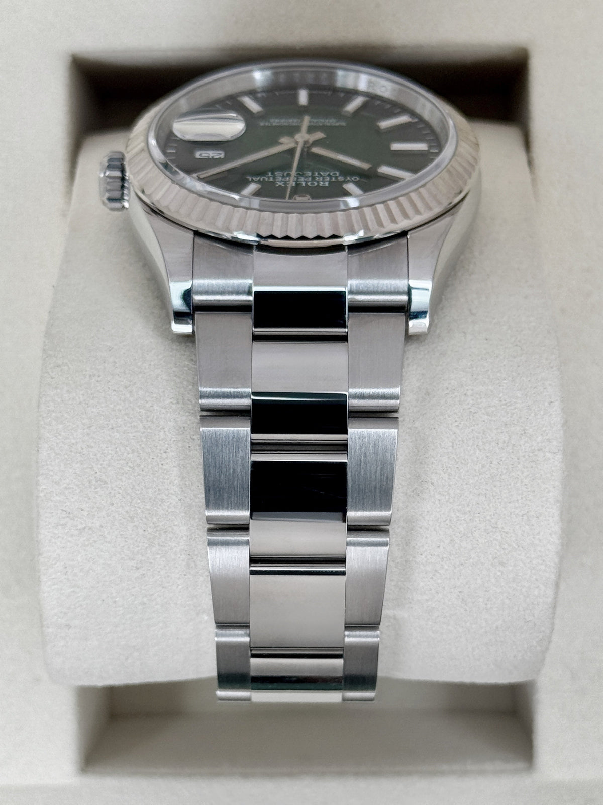 NEW 2026 Rolex Datejust 36mm 126234 Stainless Steel Oyster Green Ombre Dial