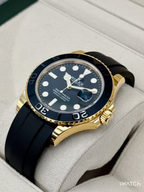 2025 Rolex Yacht-Master 42mm 226658 Yellow Gold Oysterflex Black Dial