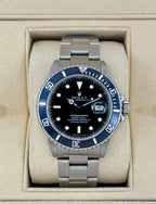 1985 Rolex Submariner 40mm 16800 Stainless Steel Ghost Bezel Black Dial