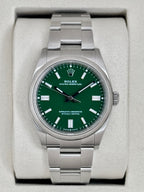 NEW 2026 Rolex Oyster Perpetual 36mm 126000 Green Dial